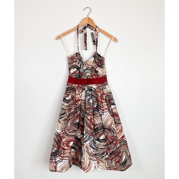 Anthropologie Dresses & Skirts - Anthropologie Viola Graphic Halter Dress, 6